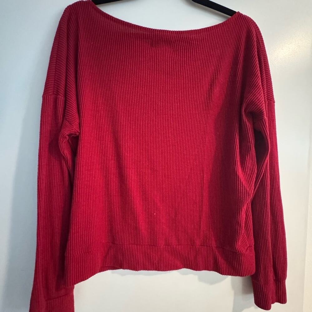Women's Red Sweater lucky brand size small
